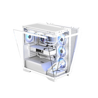 White Sea View Room Gaming PC Case Computadora de escritorio Cajas y torres Computadora