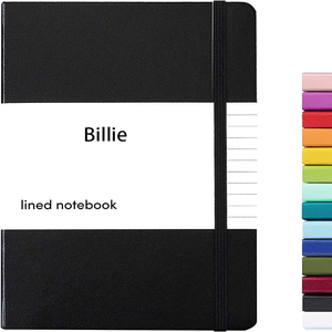 Quaderno in Pelle A5 Personalizzato con Copertina Rigida e Stampa Personalizzata per Affari e Scuola, Agenda, Diario, Libro <span class=keywords><strong>di</strong></span> <span class=keywords><strong>Testo</strong></span> - Product Image 2