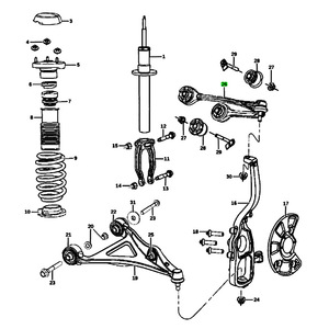 Brazo de control superior para Dodge Challenger 4895669AB 4895668AB Sistema de suspensión MacPherson - Product Image 4