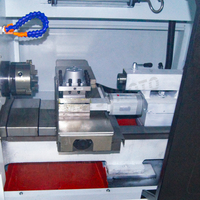 Torno CNC de Metal Automático de Alta Precisión CK6132 de China, Mini Torno CNC con Motor Servo, Tipo Horizontal de un Solo Husillo, Control CNC GSK