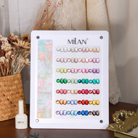 Nouveau Kit Mini de 28 Couleurs de Vernis à Ongles Gel Séchant Imperméable Effet Œil de Chat Milan, Tendance, Sublimateur de Teint, Exclusif