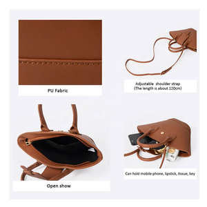 Women's new <b>handbag</b>, women's bucket bag, women's <b>handbag</b>, PU leather, women's bucket bag - Product Image 3