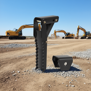 Accessoire de pelle hydraulique réglable de 36 pouces avec pince de préhension, plaque en acier de 12 mm d'épaisseur, pour engins de construction - Product Image 2