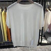 2026 femmes printemps été automne mode pull fabricant prix nouveau fil cachemire + soie manches courtes tricots