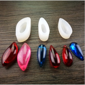 Molde de silicona geométrico para pendientes, Molde de resina <span class=keywords><strong>Fondant</strong></span> para hacer charms, joyería, DIY, 1 ud., Envío Gratis - Product Image 4