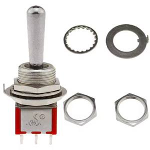 SH T80-T Z1 Serie Großer Langer Griff 12mm EIN-EIN EIN-AUS-EIN SPDT 3-Pin 2/3-Positionen Panelmontage Mini-Kippschalter 5A 125VAC - Product Image 4