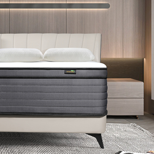 Entrepôts USA LA & NJ en stock ! Matelas hybride à ressorts ensachés Tight Top, matelas double UHM014, matelas réglable avec fonction massage - Product Image 2