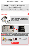 CARUPEZ-Estéreo de coche Android de 9,7 pulgadas para Sportage 3 2010-2016 LHD 7862S 8 núcleos DSP GPS navegación Vertical CarPlay cámara de respaldo