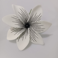Hawaii Fleur Oreille Pick Femmes Ornements Floraux Quotidiens Artificielle EVA Mousse Pique À Cheveux pour Île Fête Décoratif De Noël