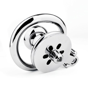 Jaula de Castidad Masculina de Acero Inoxidable de 45 mm con Anillo y Glándulas de Silicona para Bondage y Juguetes Sexuales - Product Image 1