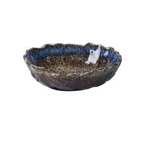 Cuenco de cerámica para sashimi con hielo seco, plato especial de salmón, bandeja de mariscos comercial de alta gama, vajilla japonesa para comida. - Product Image 5