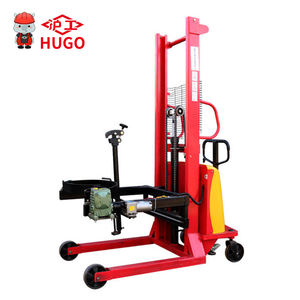 Plataforma Eléctrica Autopropulsada con Rotación de 360 Grados, Plataforma para Bidones de Aceite de Acero, Apilador, Elevador - Product Image 3