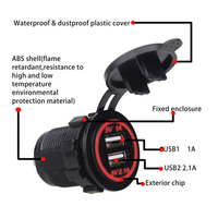 Chargeur de voiture 2 ports 3.1A, prise de chargeur USB double, prise de courant de voiture, chargeur USB double C pour voiture, interrupteur