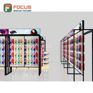 Estante de Exhibición de Pelucas para Montar en la Pared, Diseño Vertical, Ahorro de Espacio, Estante de Exhibición de Múltiples Niveles para Tiendas - Product Image 1