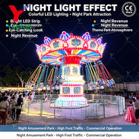 Manège Chaises Volantes Rotatives Géantes pour Parc d'Attractions et Fête Foraine, Équipement de Divertissement de Qualité, Tunisie, À Vendre