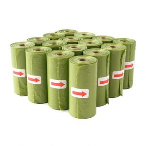 Sacs à déjections canines parfumés, contrôle des odeurs, LDPE 9x14 pouces, sacs à déchets avec parfum frais de lavande, 30 pièces pour promener les chiens - Product Image 6
