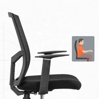 Chaise de bureau ergonomique avec siège bleu, nouveau Design moderne, pour maison et bureau