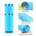 Mini 9 pièces lampe de poche LED sèche-ongles lampe à lumière UV pour Gel vernis manucure Nail Art outils à <span class=keywords><strong>main</strong></span> séchage rapide <span class=keywords><strong>Machine</strong></span> Portable - Product Image 4