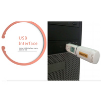 Termohigrómetro Digital Impermeable IP67 / Registrador de Temperatura USB