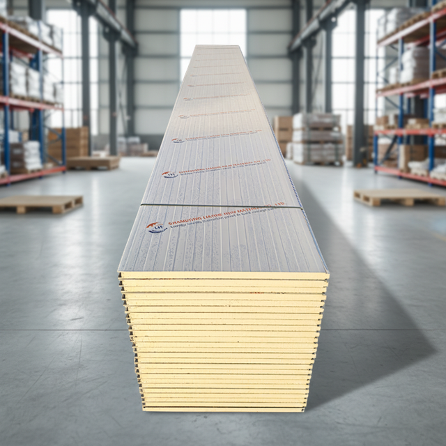 50-200mm EPS Sandwich Panel Lightweight Waterproof Insulated Metal Wall Roof Panel for Prefab Building Factory