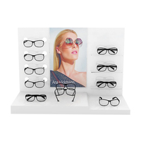 Lunettes de soleil en gros présentoirs porte-lunettes présentoir pour magasin de lunettes comptoir en acrylique transparent