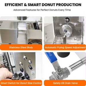 <span class=keywords><strong>Precio</strong></span> especial Comercial Reduce el tiempo de servicio Donut Making 3 Tamaño de molde Máquina expendedora automática <span class=keywords><strong>Donuts</strong></span> - Product Image 4