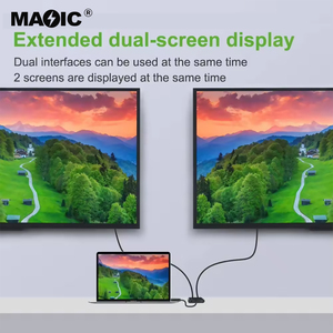 Séparateur 4 en 1 Magelei OEM Full HD <span class=keywords><strong>HDMI</strong></span> <span class=keywords><strong>VGA</strong></span>, avec câble Audio-vidéo 1080P, convertisseur avec Audio pour télévision, adaptateur <span class=keywords><strong>HDMI</strong></span> à <span class=keywords><strong>HDMI</strong></span> - Product Image 5