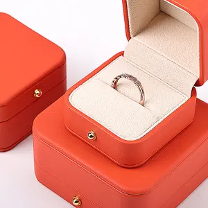 Luxus-Schmuckverpackungsbox Armband High-End-Schmuckbox Organisator Geschenkbox Schmuck Ring Anhänger Kunstleder Shenzhen langlebig