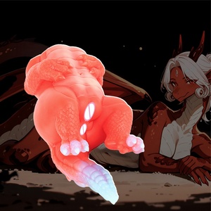 Masturbador de la Serie Animal para Hombres Hecho de Silicona Líquida, Masturbador de Dragón Rojo con Bomba Manual, Experiencia Realista - Product Image 1