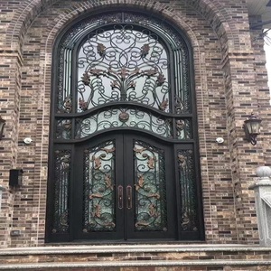 高品質アイアン製 ヴィラ用玄関ドア おしゃれな外装建材 - Product Image 2