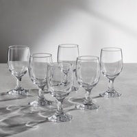Verre à vin en gros de 349 ml avec pied épais, gobelet de mariage et verres à eau/jus/boissons, verres à bière sur pied