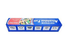 Recyclable Aluminium Silver 12x300 Square Foot 3 Pack Printed Kitchen Use Barbecue Foil <b>Roll</b> Sturdy Corrugated Cutter <b>Box</b> - Product Image 5