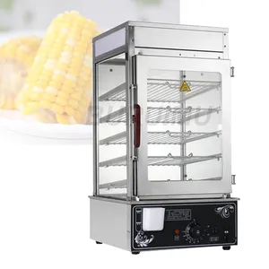 Commercial Electric Food Steamer Display Convenient Fast Food Steaming Machine Bun Steamer Bread Food Warmer
