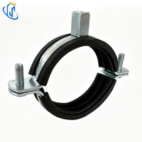Collier de serrage sismique UTT61 avec insert en caoutchouc – Accessoire de maintien de tuyau stable pour les projets de protection incendie et d'ingénierie mécanique