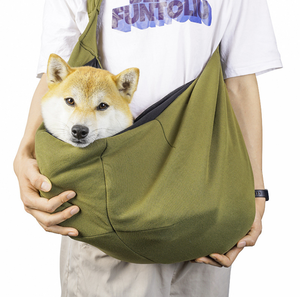 Açık ayarlanabilir kemer kedi omuz taşıyıcı Pet küçük köpek Sling taşıyıcı telefonu çantası örgü İpli ve Mat yastıklı - Product Image 4