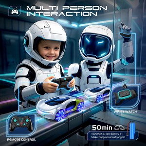 Nouvelle Voiture de Course Électrique à Énergie Nouvelle avec Détection de Geste et Double Pulvérisation, Jouet pour Enfants Garçons, Quatre Roues Motrices, Utilisation Intérieure - Product Image 2