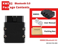 Escáner OBD2 KONNWEI KW902 BT3.0 OBD II, Escáner de Diagnóstico para Automóviles, Lector de Códigos, Pantalla LED en Inglés, 12V para Vehículos