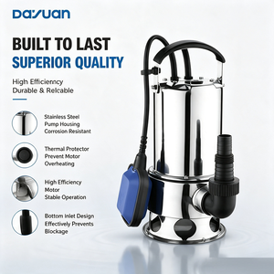 DAYUAN 230V 50Hz <span class=keywords><strong>Pompe</strong></span> submersible en acier inoxydable avec protection thermique pour puits, <span class=keywords><strong>piscine</strong></span>, transfert d'eau en sous-sol - Product Image 3