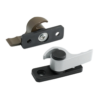 Cerradura de Media Luna para Ventana Corredera de Aluminio, Accesorios para Ventanas de Chile y Dominica, Cerradura Vertical para Ventana Corredera