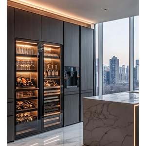Tùy Chỉnh Sang Trọng Đơn Lập Rượu Vang Tủ Lạnh Máy Nén Làm Mát Thông Minh Mở rộng Tủ Cho Đồ Nội Thất Nhà Phòng Khách - Product Image 3
