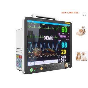 CE <span class=keywords><strong>Monitor</strong></span> tanda penting hewan peliharaan portatel VET 15 inci Multi parameter SUN-700S <span class=keywords><strong>Monitor</strong></span> pasien untuk hewan - Product Image 1
