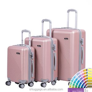 ชุดกระเป๋าเดินทางแบบถือขึ้นเครื่องขนาดใหญ่ 12 ชิ้น ขายส่ง ขนาด 18" 19" 20" 21" 22" 23" 24" 25" 26" 27" 28" 29" นิ้ว วัสดุ ABS ชุดกระเป๋าเดินทางแบบกึ่งสำเร็จรูป - Product Image 2