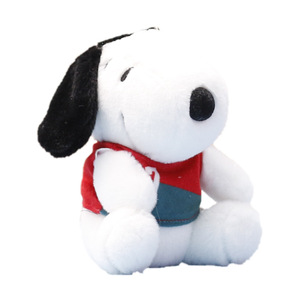 Lindo Peluche de Perro con Relleno de Algodón PP, Diseño de Camiseta Deportiva, Llavero y Bolsa - Product Image 5