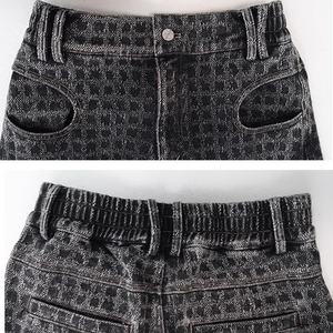 กางเกงยีนส์ผู้ชายทรงหลวมสีดำสไตล์ฮิปฮอปเอวกลาง ระบายอากาศได้ดี  รับผลิตตามสั่งพร้อมปักโลโก้  ขายส่งแฟชั่น - Product Image 5