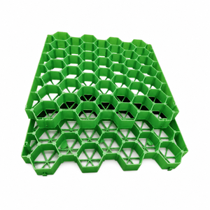 Productos de tierra, pavimentadoras de césped de rejilla de plástico para conducir, grava de nido de abeja, rejilla para plantas de jardín, pavimentadora de rejilla de hierba HDPE, 500Mm500Mm50Mm - Product Image 1
