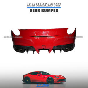 Pare-chocs arrière de couleur rouge, prix compétitif, matériau d'origine, pour Ferrari F12 Tdf Berlinetta 85133210, pare-chocs de voiture - Product Image 2