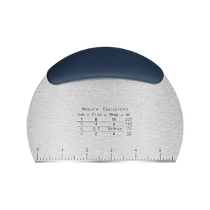 Stainless Steel Stainless Steel and Silone <strong>Dough</strong> Scrapper Pizza and <strong>Dough</strong> Kitchen <strong>Cutter</strong> - Product Image 1