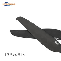 Hélice de drone UAV RAYI 17,5 x 6,5 pouces, hélice pliable de vol, T700, fibre de carbone standard, 2 pales, hélice pliable pour drone UAV