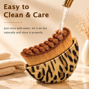 Function Skin Lifting Facial Contour Care Makeup Brush Plastic Handle Large Cleaning Brush for Face Body with Lymphatic Brush - Product Image 3