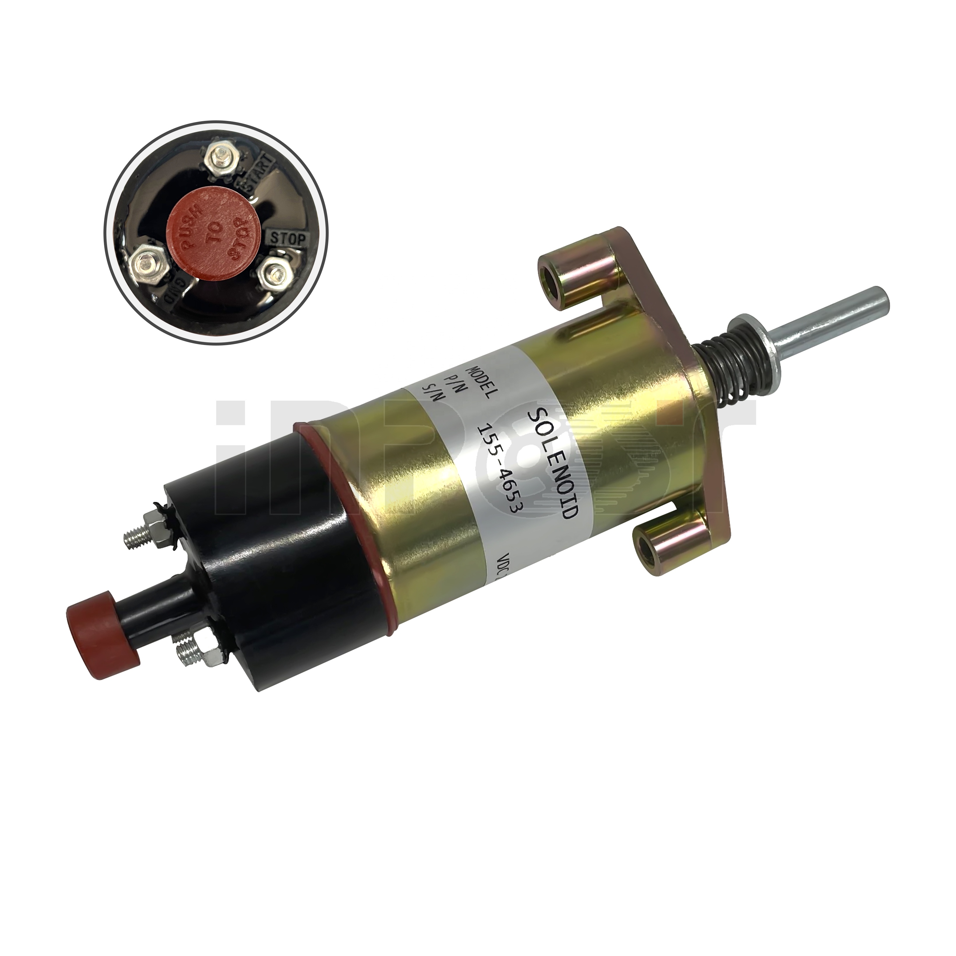 24V Diesel Engine Stop Solenoid 1554653 for Caterp-illar